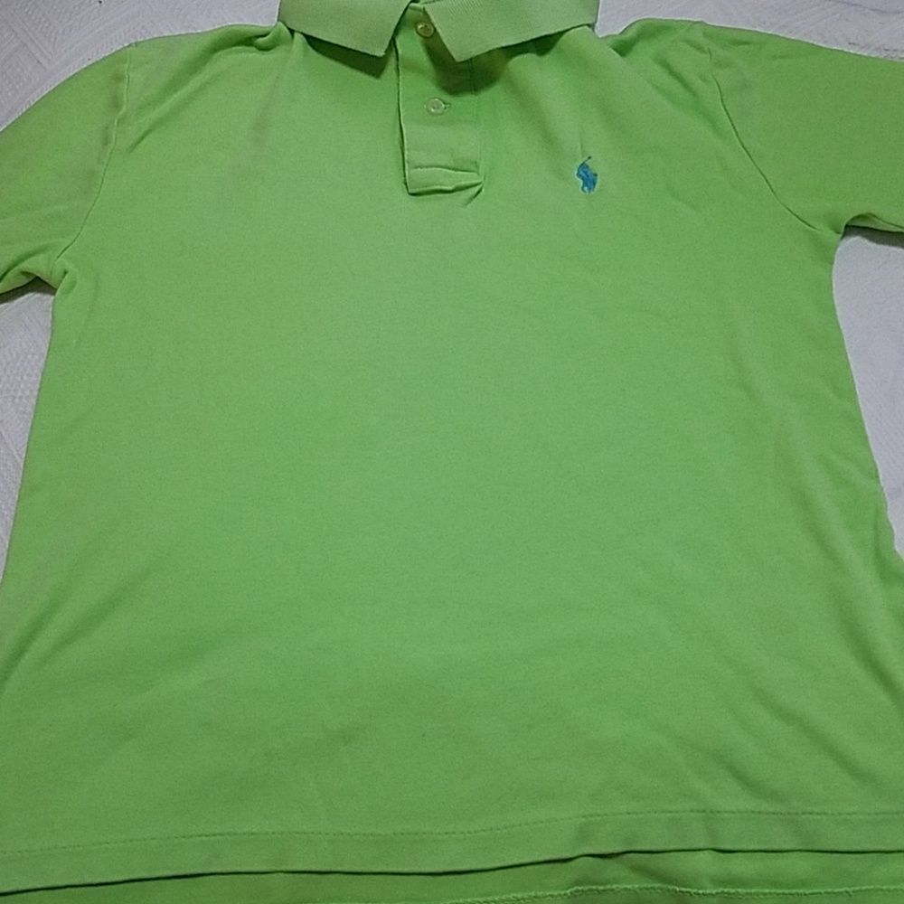 Polo Ralph Lauren Green Polo Shirt (M)